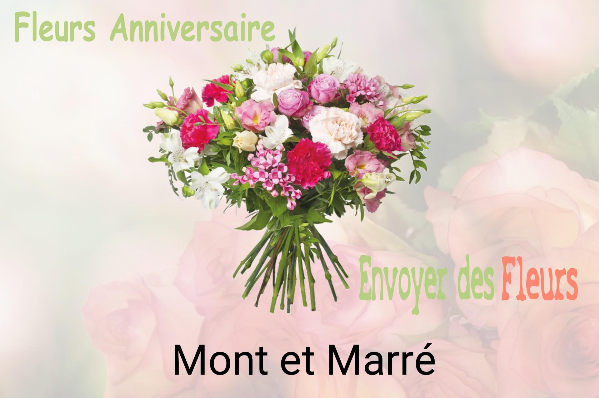 Bouquet de fleurs d’anniversaire livré à Mont-et-Marré