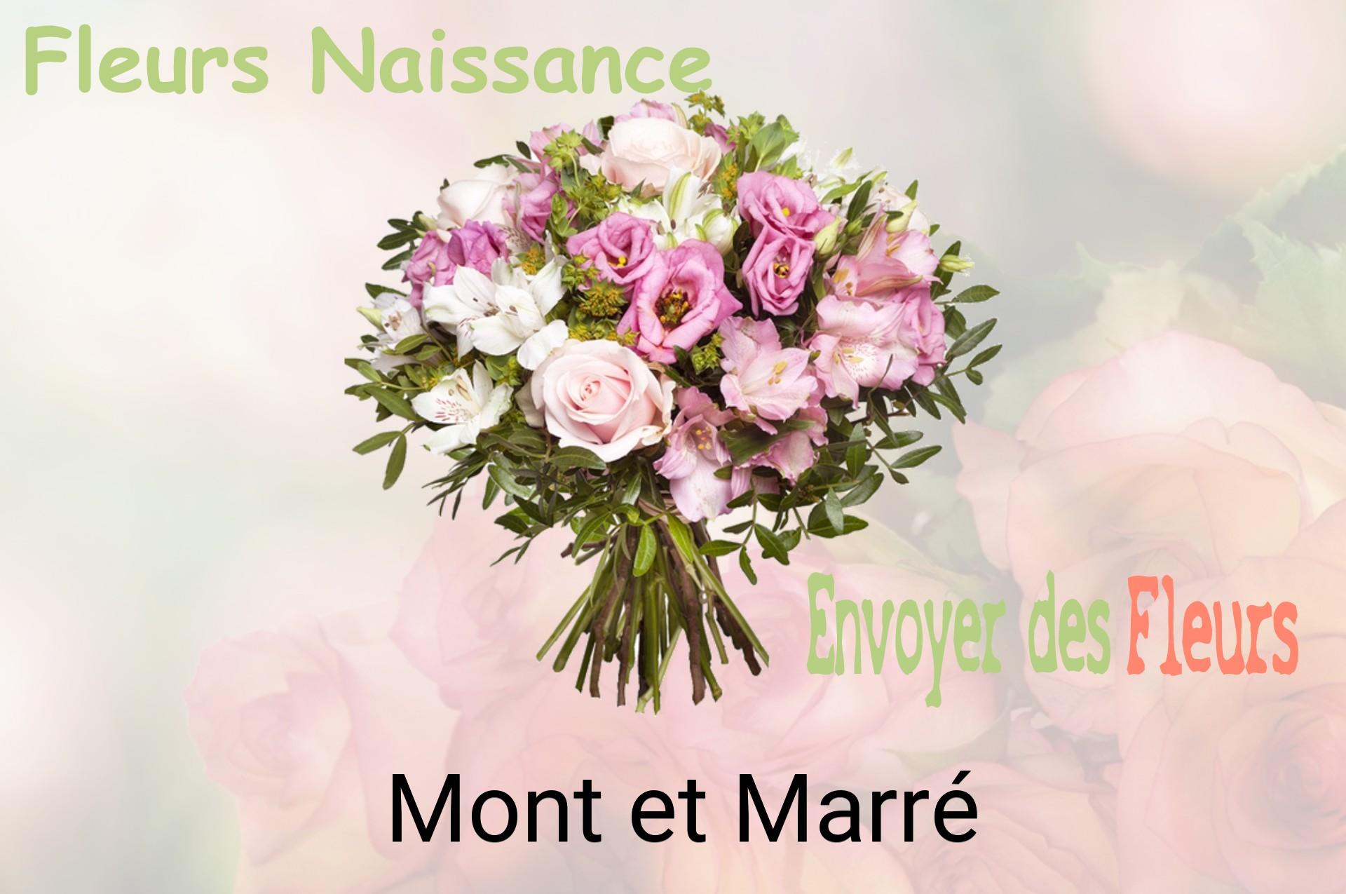 Bouquet de fleurs de naissance livré à Mont-et-Marré